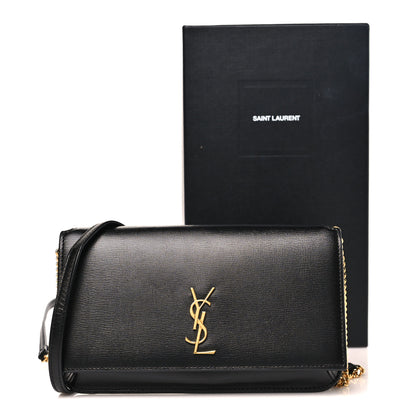 Saint Laurent Smooth Calfskin Monogram Phone Holder Crossbody Black 12 of 12