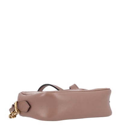 Gucci Calfskin Matelasse Mini GG Marmont Chain Shoulder Bag Porcelain Rose 4 of 11