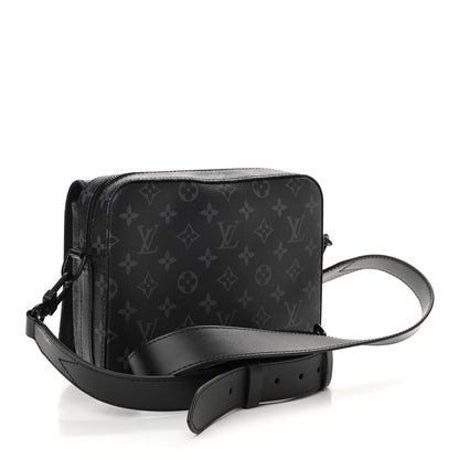Louis Vuitton Monogram Eclipse Steamer Messenger 3 of 10