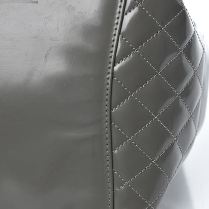 Chanel Glazed Calfskin Mademoiselle Lock Kelly Flap Bag Grey 18 of 21