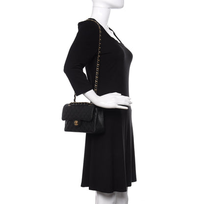 Chanel Caviar Quilted Small Double Flap Black 2 of 11