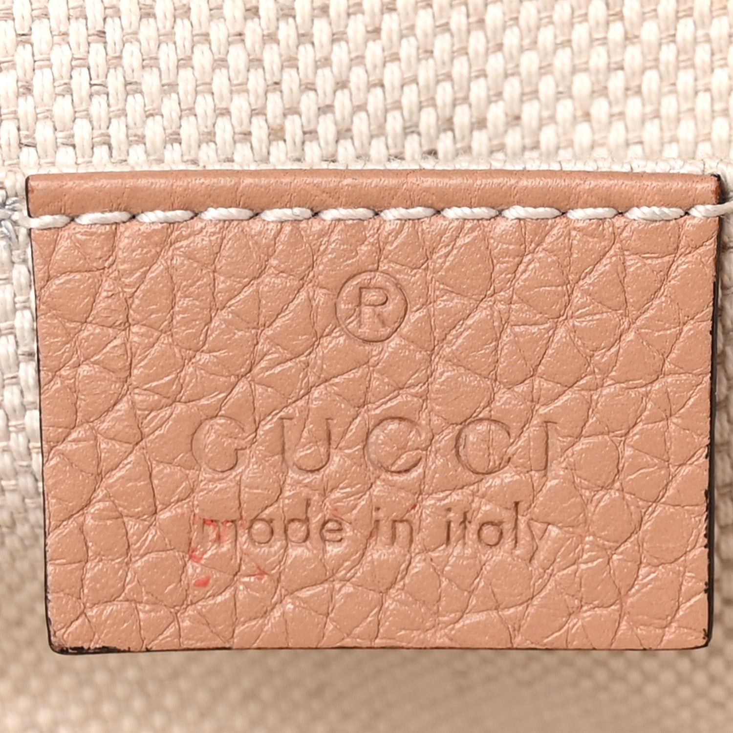 Gucci Pebbled Calfskin Small Soho Disco Bag Camelia 6 of 12
