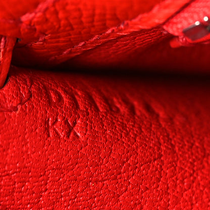 Hermes Epsom Kelly Sellier 25 Rouge Casaque 7 of 11