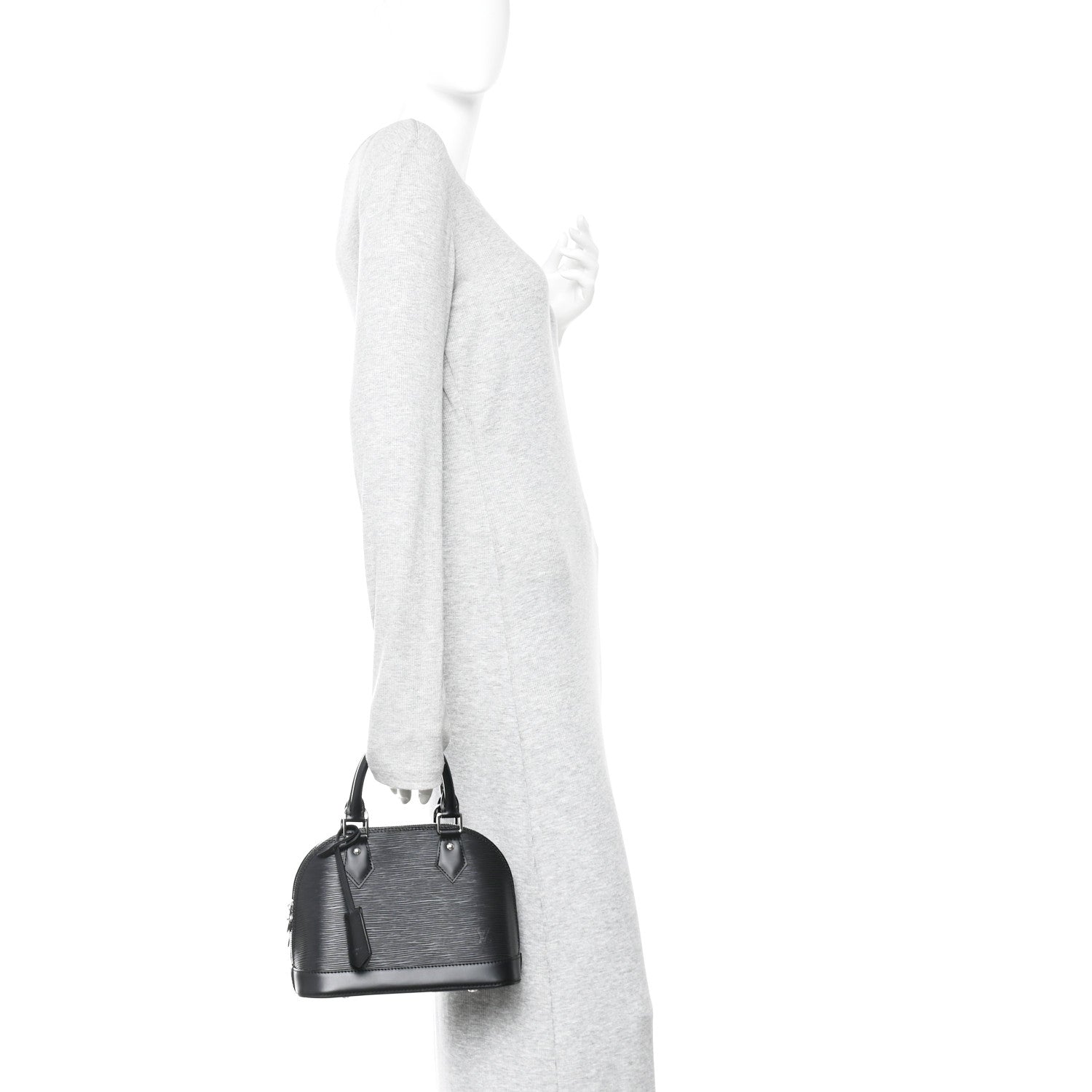 Louis Vuitton Epi Alma BB Black 2 of 10