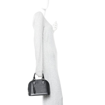 Louis Vuitton Epi Alma BB Black 2 of 10