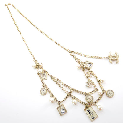 Chanel Pearl Clock CC Charms Coco Time Belt Gold 1 of 5