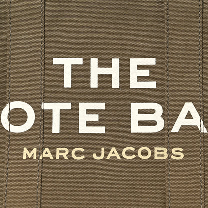 Marc Jacobs Cotton Canvas Medium The Traveler Tote Bag Slate Green 6 of 8