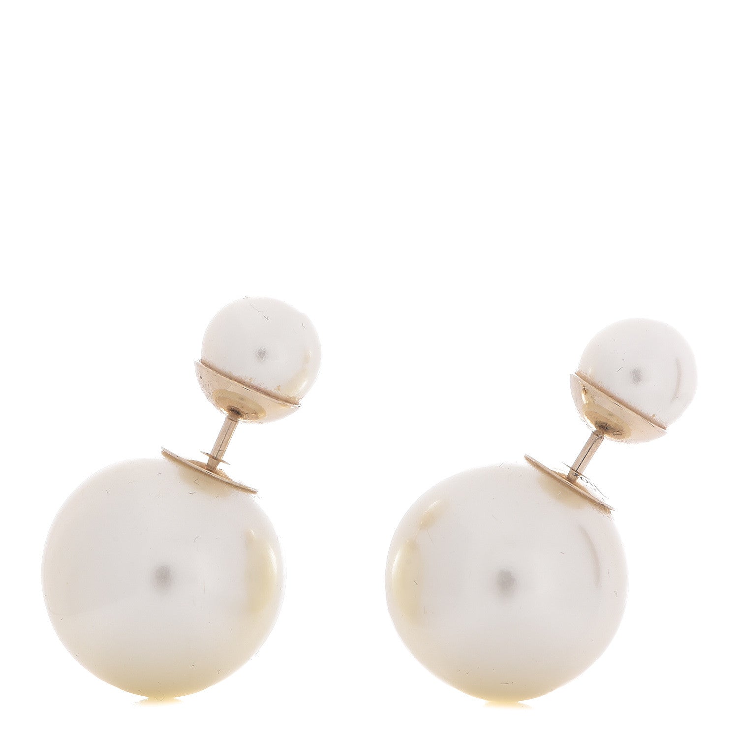 Christian Dior Pearl Mise En Dior Tribal Earrings 1 of 5