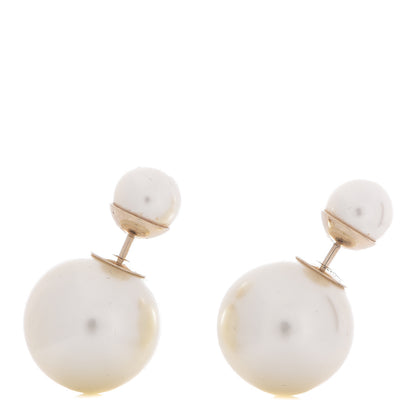 Christian Dior Pearl Mise En Dior Tribal Earrings 1 of 5