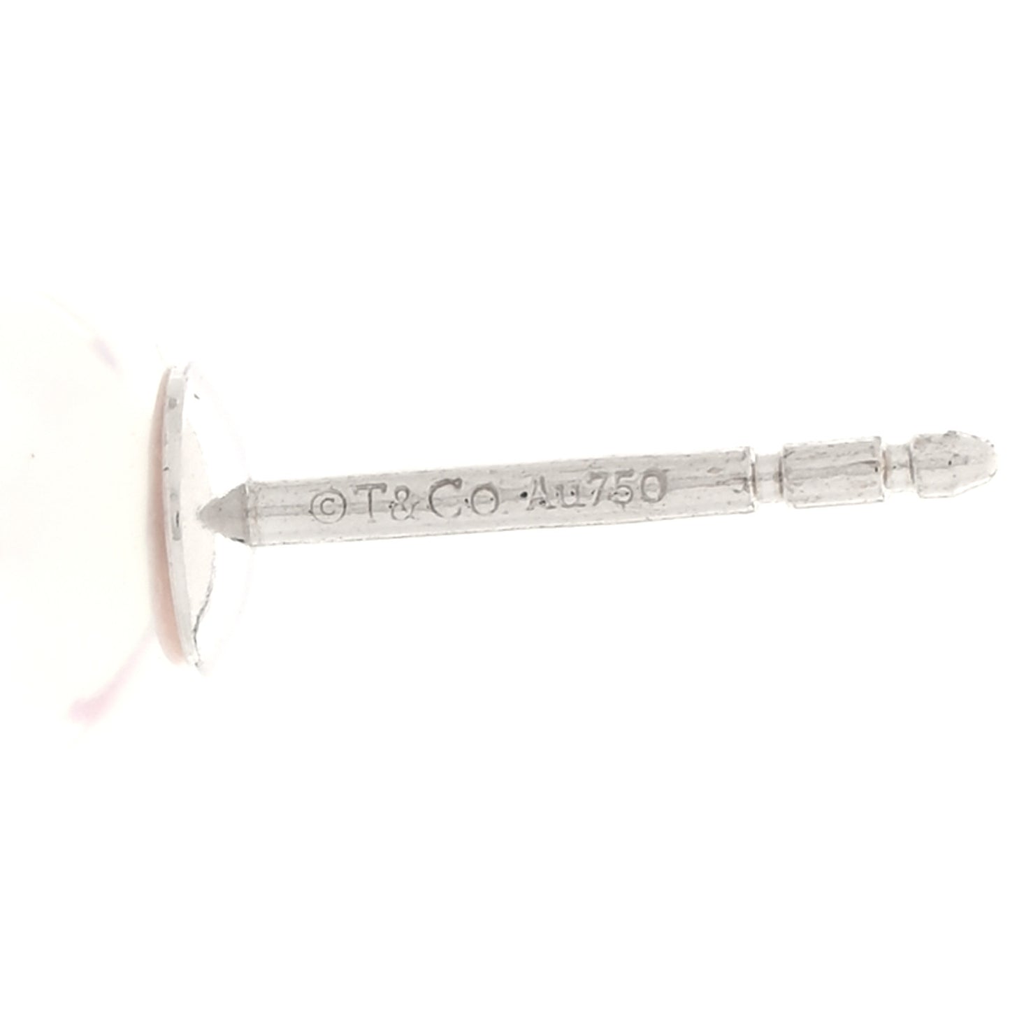 18K White Gold Akoya Cultured Pearl 7-7.5mm Signature Earrings