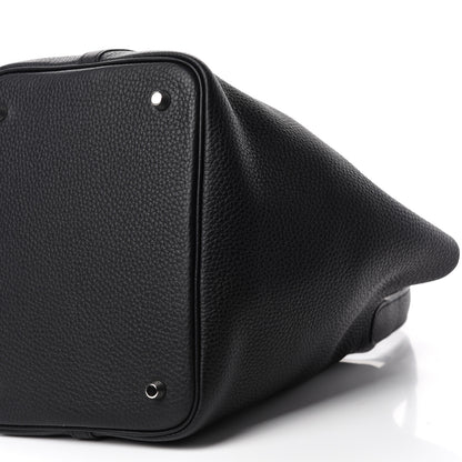 Hermes Taurillon Clemence Picotin Lock 22 MM Black 7 of 11