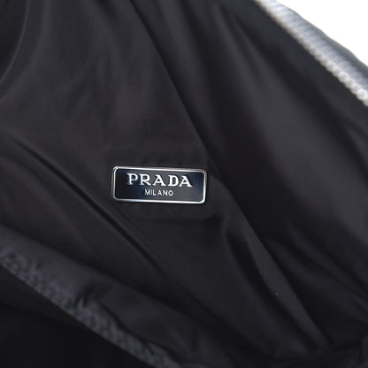 Prada Tessuto Nylon Nappa Pouch Black 6 of 9