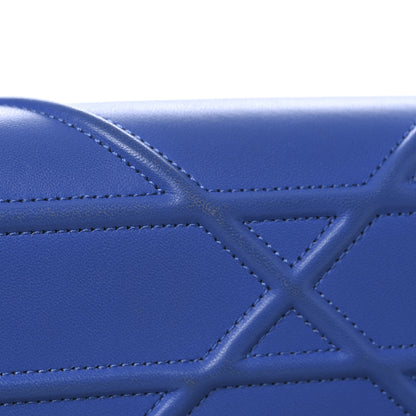 Christian Dior Smooth Calfskin Medium Diorama Flap Bag Blue 12 of 13
