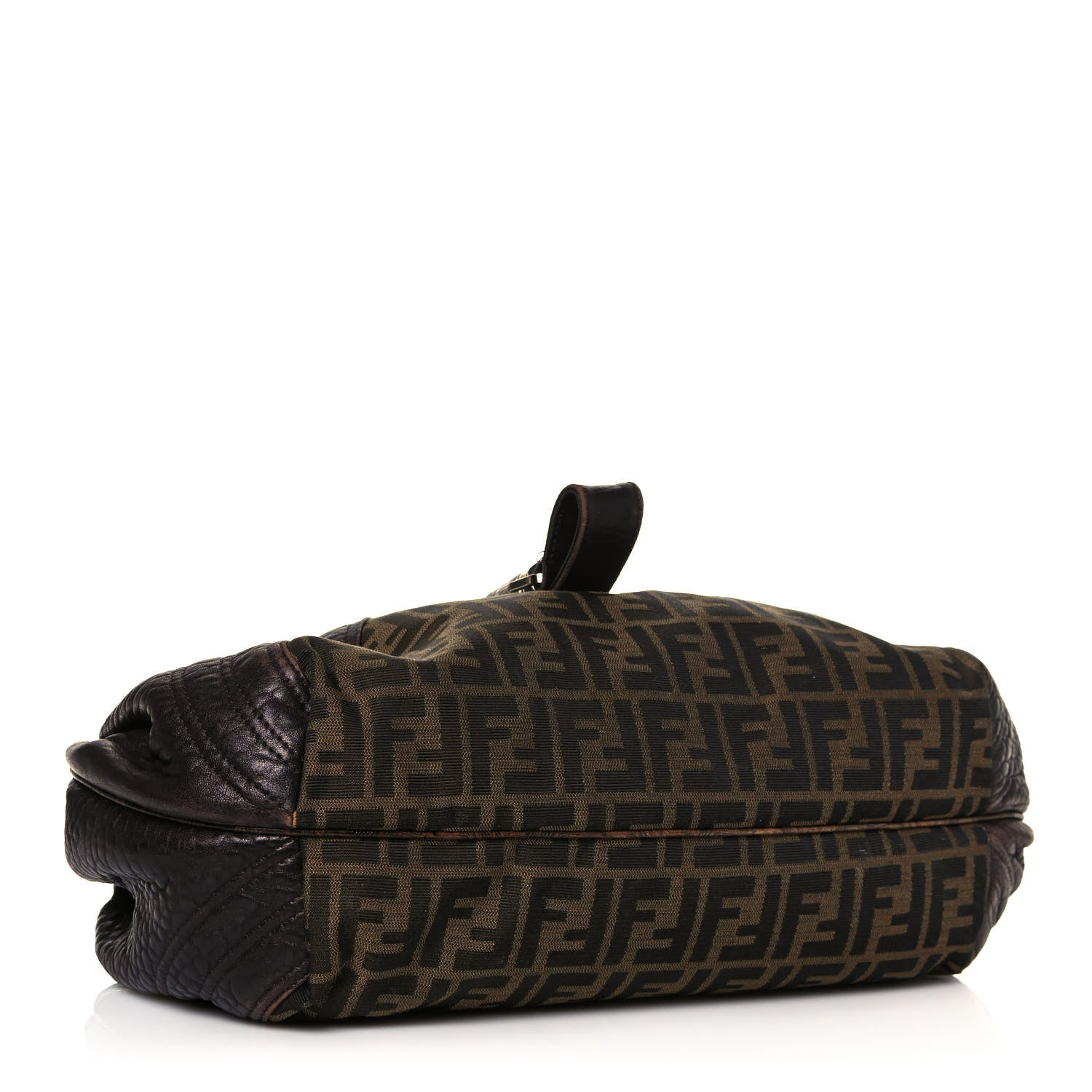 Fendi Zucca Nappa Nuvolata Vitello Tortuga Spy Tobacco Moro 4 of 17
