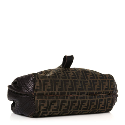 Fendi Zucca Nappa Nuvolata Vitello Tortuga Spy Tobacco Moro 4 of 17