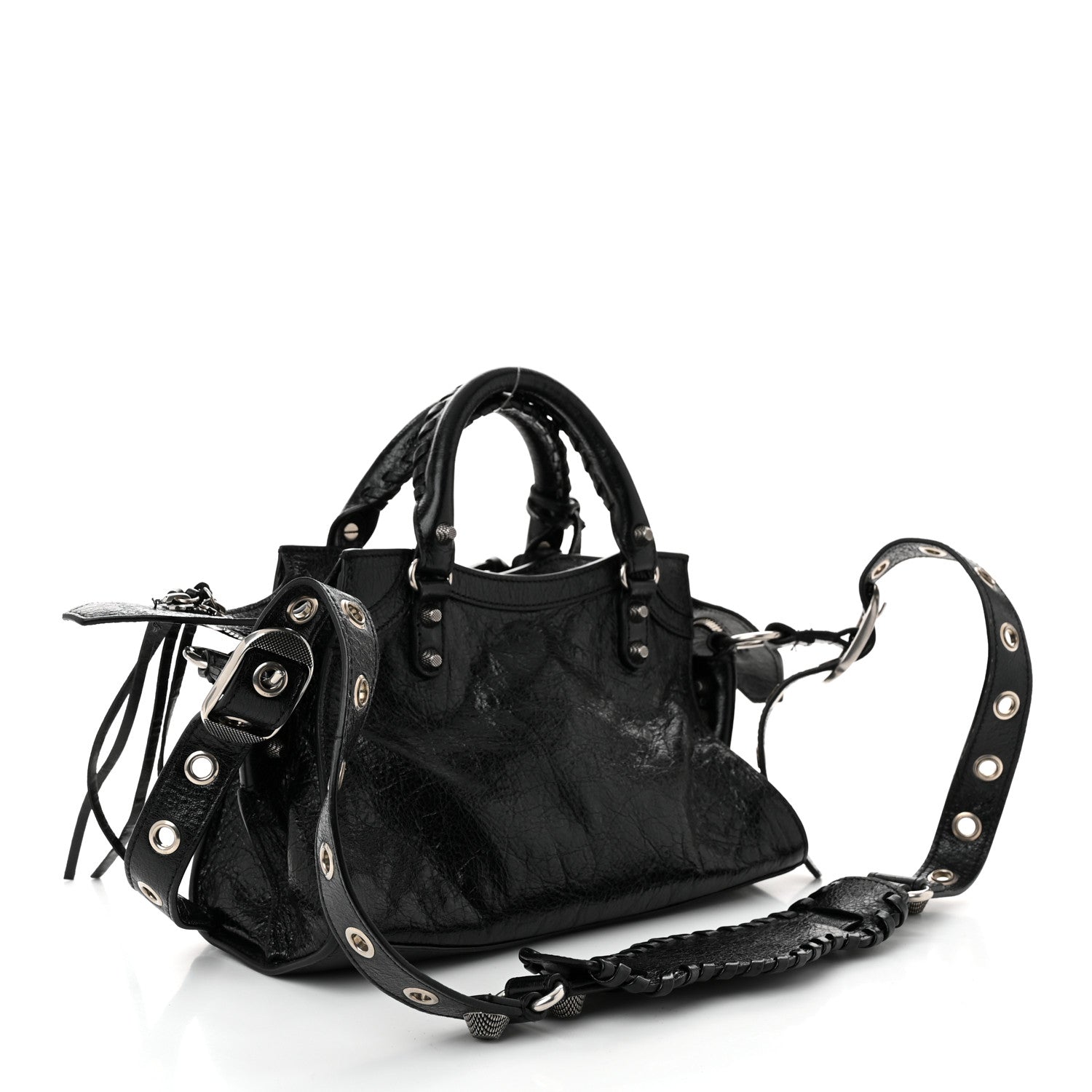 Balenciaga Agneau Arena Neo Cagole City Handbag XS Black 4 of 12