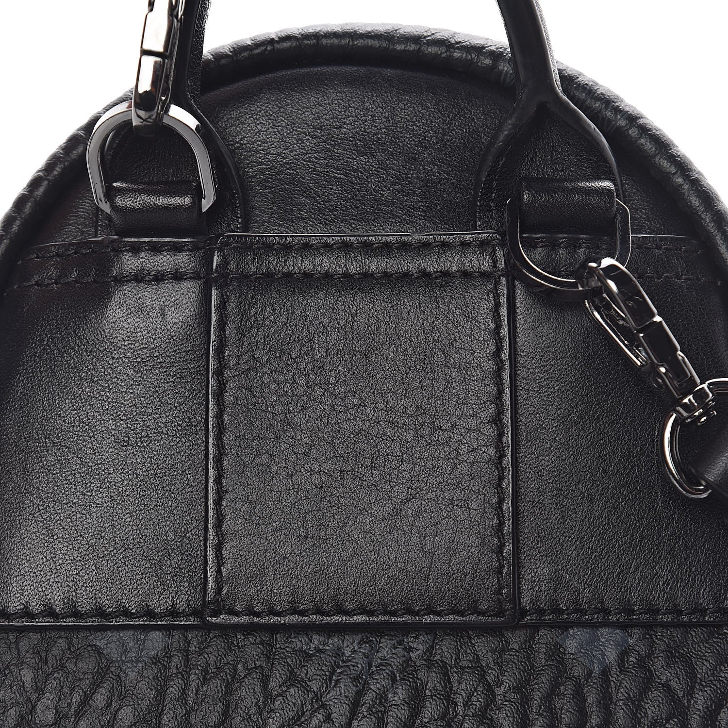 MCM Visetos Studded X-Mini Bebe Boo Backpack Black 11 of 11