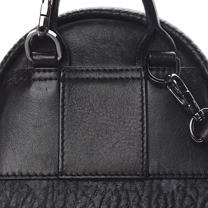 MCM Visetos Studded X-Mini Bebe Boo Backpack Black 11 of 11
