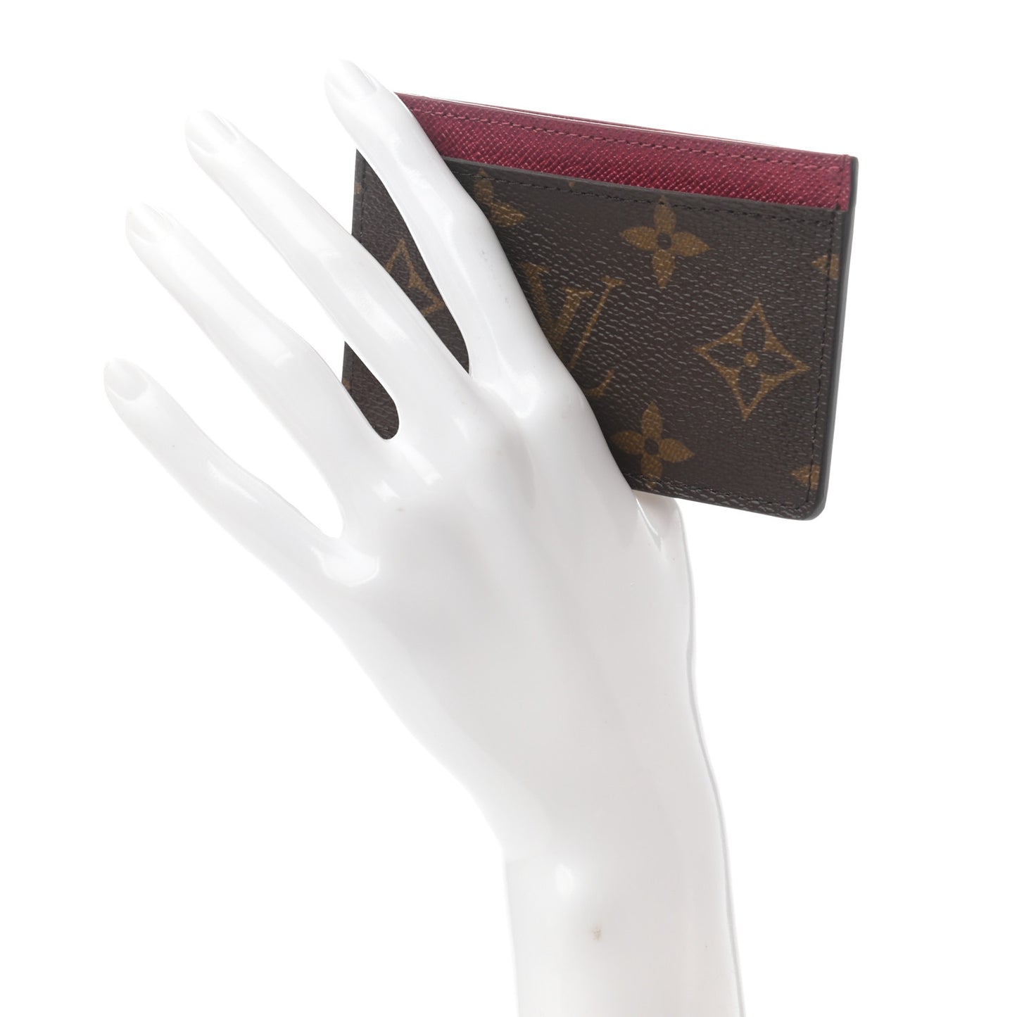 Monogram Card Holder Fuchsia