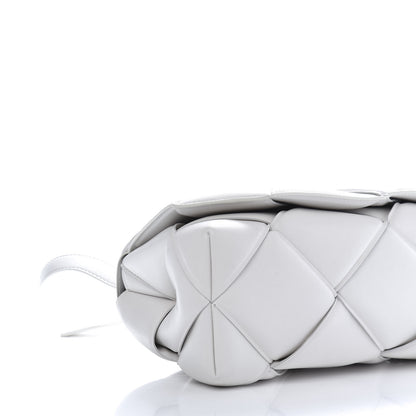 Bottega Veneta Nappa Intreccio Padded Top Handle Shoulder Bag White 6 of 10