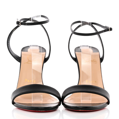 Christian Louboutin Nappa Loubigirl 100 Sandals 38 Black 2 of 21