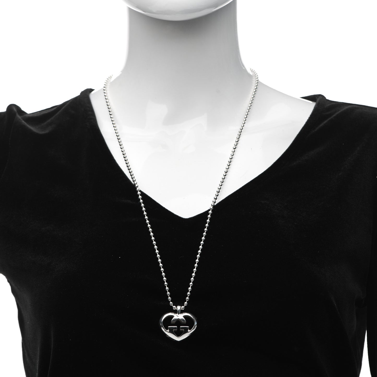 Sterling Silver Britt Heart Pendant Necklace
