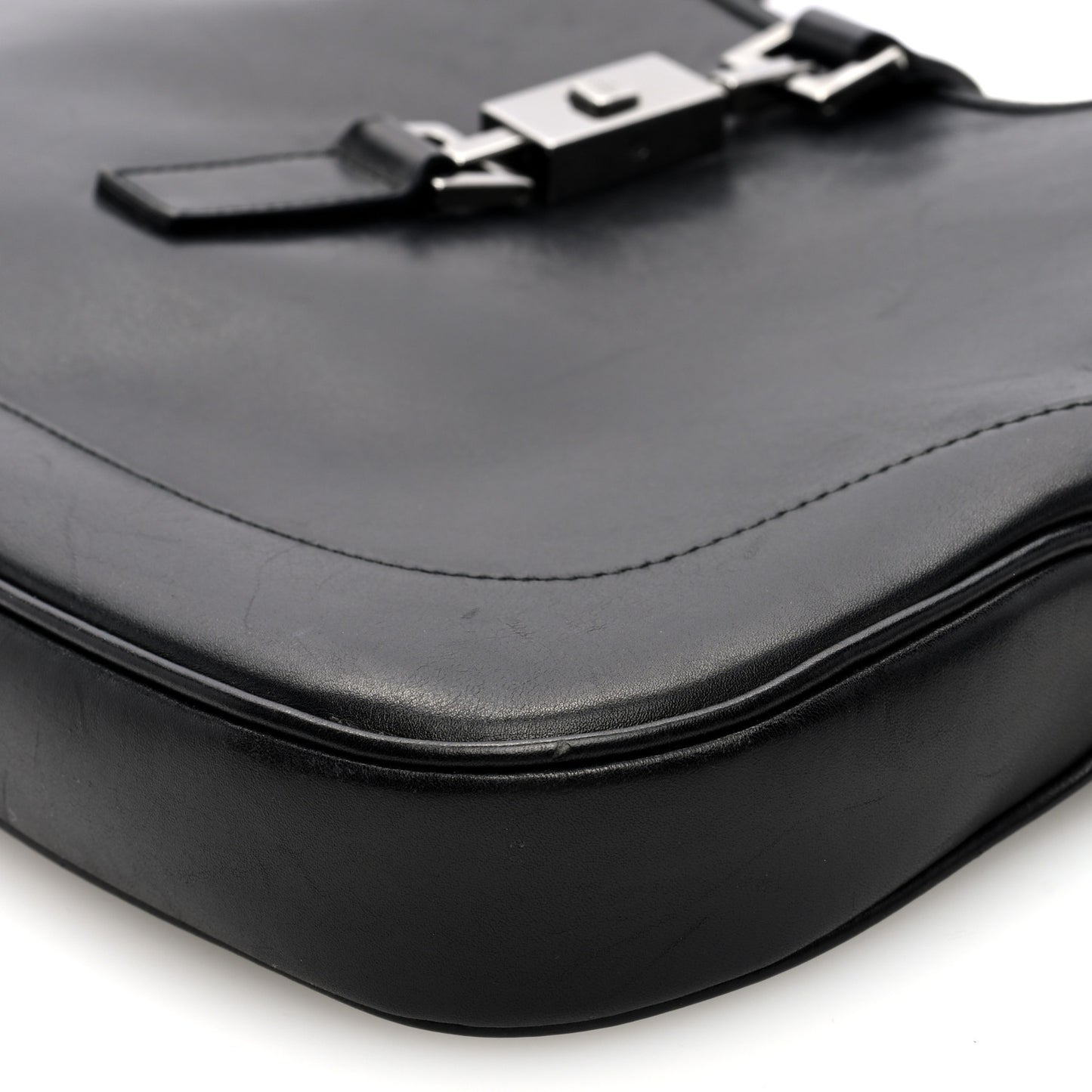 Calfskin Small Jackie O Hobo Black