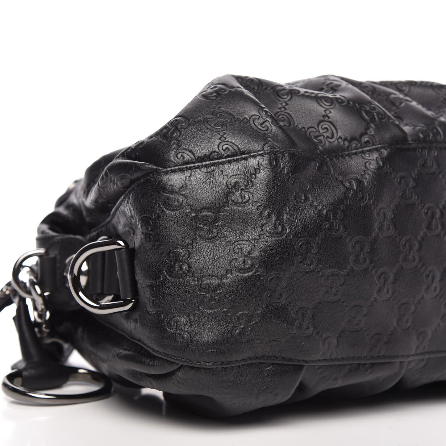 Guccissima Medium Icon Bit Boston Black