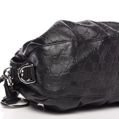 Gucci Guccissima Medium Icon Bit Boston Black 6 of 9