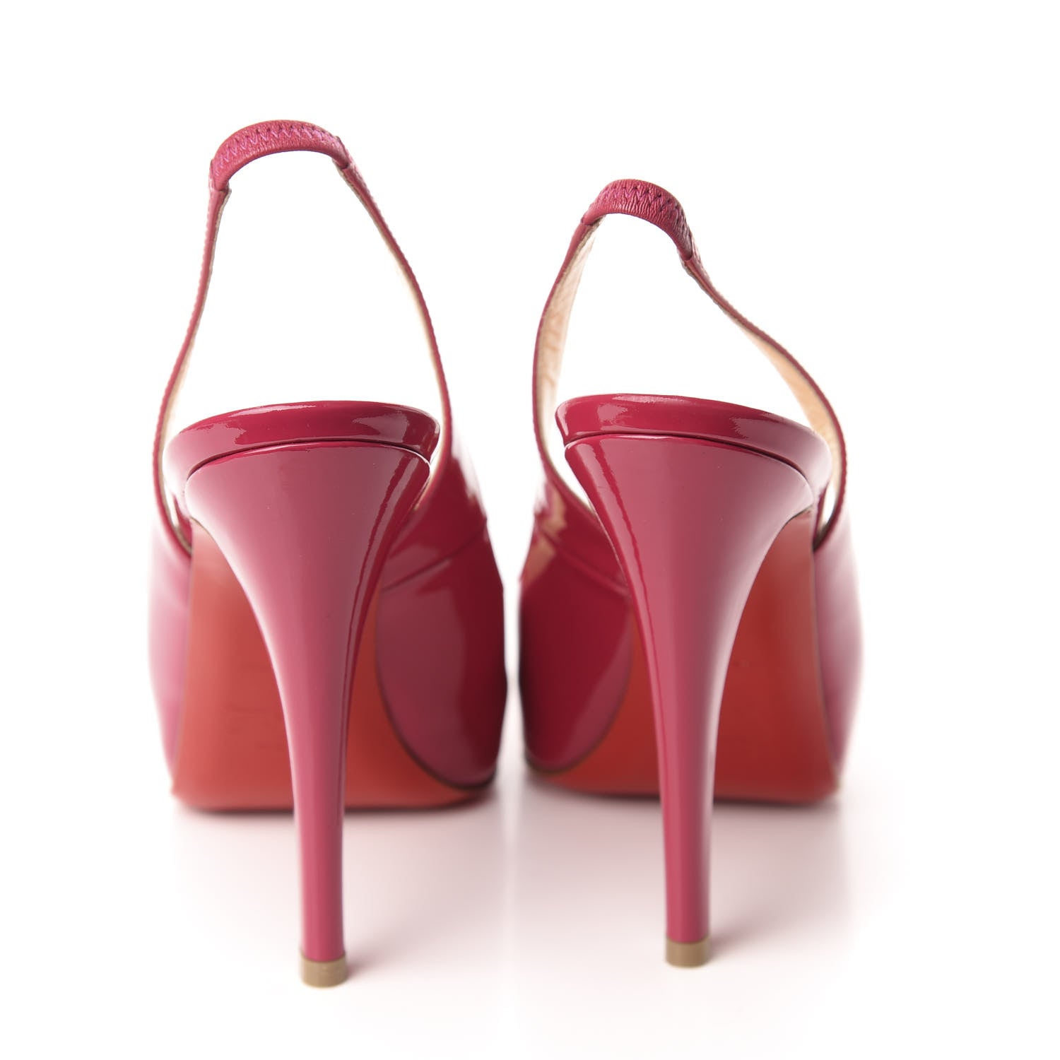 Christian Louboutin Patent No Prive 120 Pumps 35.5 Fuchsia 5 of 8