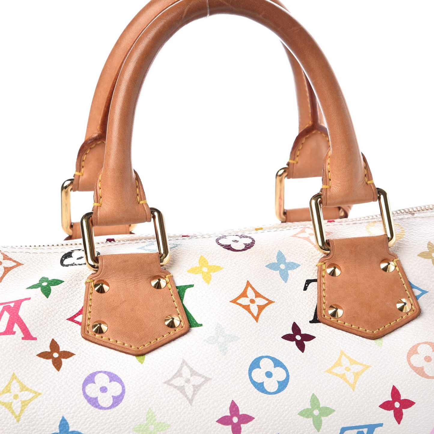 Monogram Multicolor Speedy 30 White