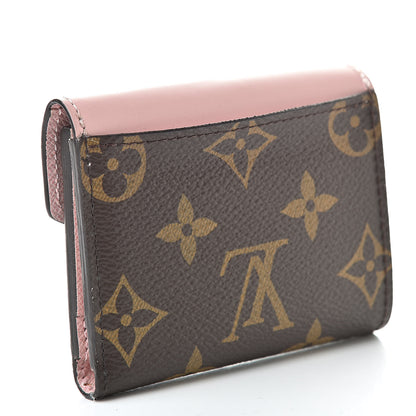 Louis Vuitton Monogram Zoe Wallet Rose Ballerine 3 of 7