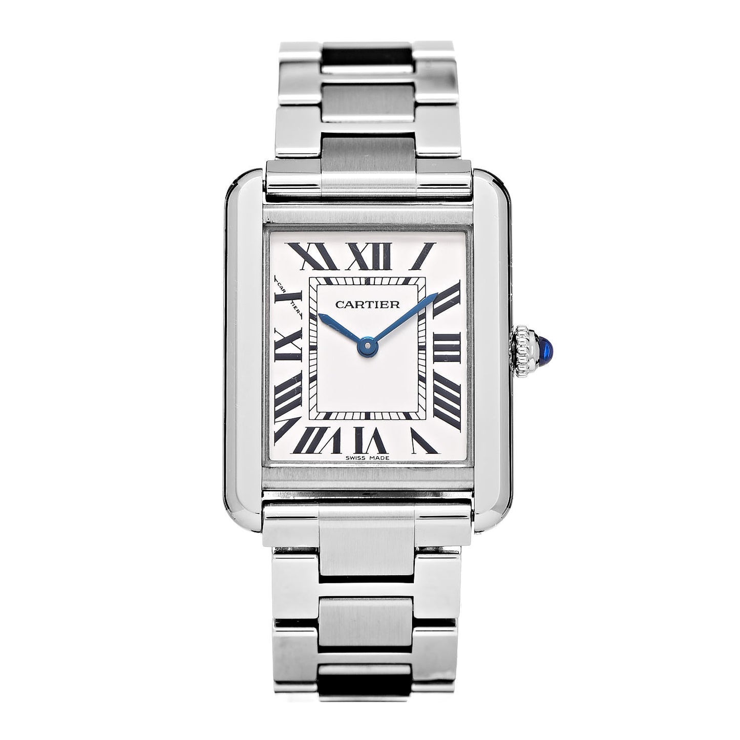 Stainless Steel 24mm Tank Solo Quartz Watch