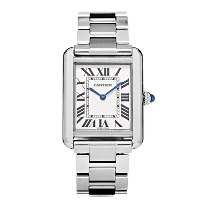 Cartier Stainless Steel 24mm Tank Solo Quartz Watch 1 of 9
