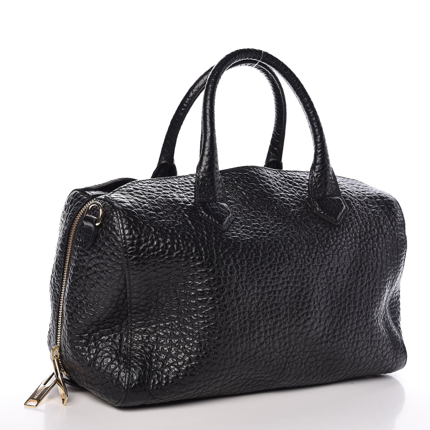 Heritage Grain Medium Alchester Bowling Bag Black