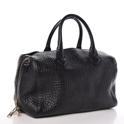 Burberry Heritage Grain Medium Alchester Bowling Bag Black 3 of 10