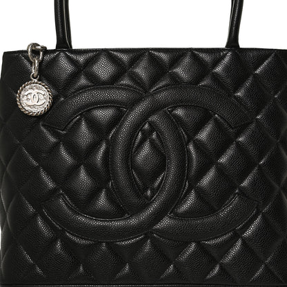 Chanel Caviar Quilted Medallion Tote Black 11 of 11