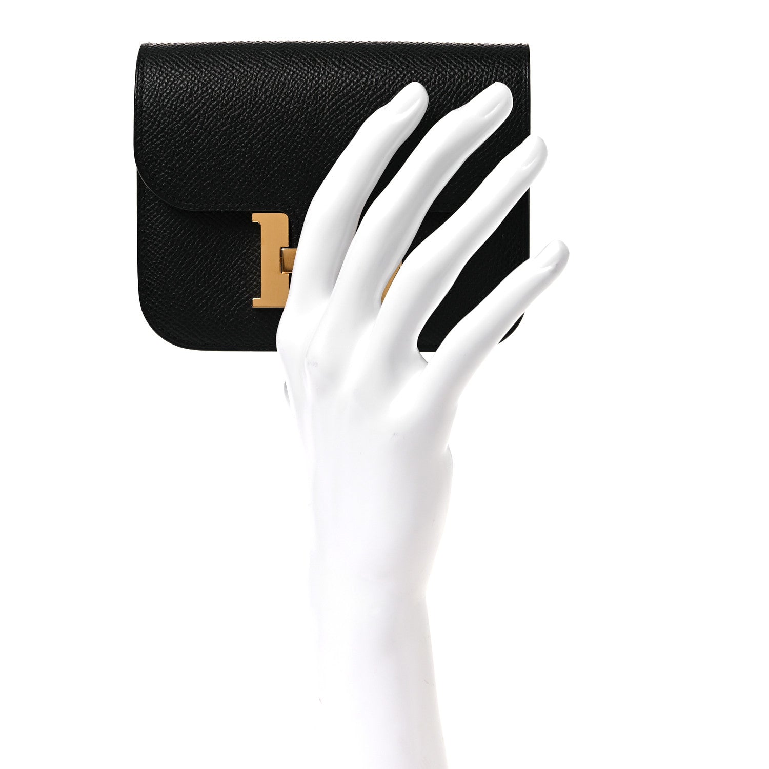 Hermes Epsom Constance Slim Wallet Black 2 of 10