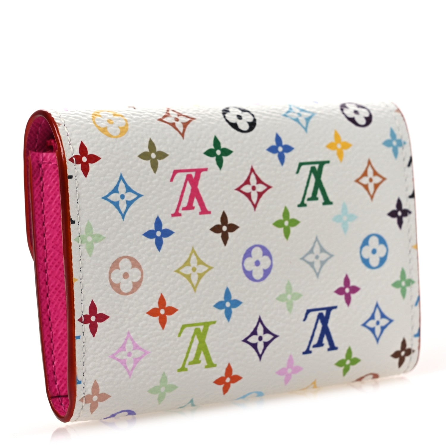 Louis Vuitton LV X TM Monogram Multicolor Rosalie Coin Purse White Kawaii Pink 3 of 7