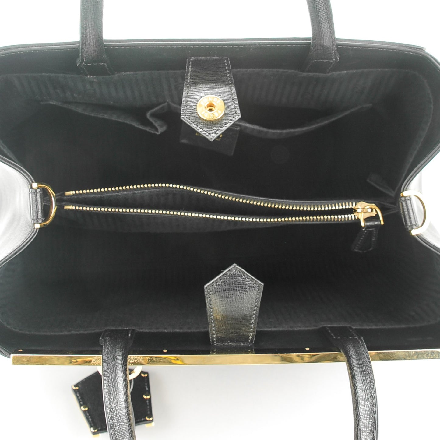 Vitello Elite Medium 2Jours Tote Black