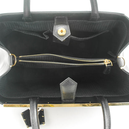 Fendi Vitello Elite Medium 2Jours Tote Black 5 of 9