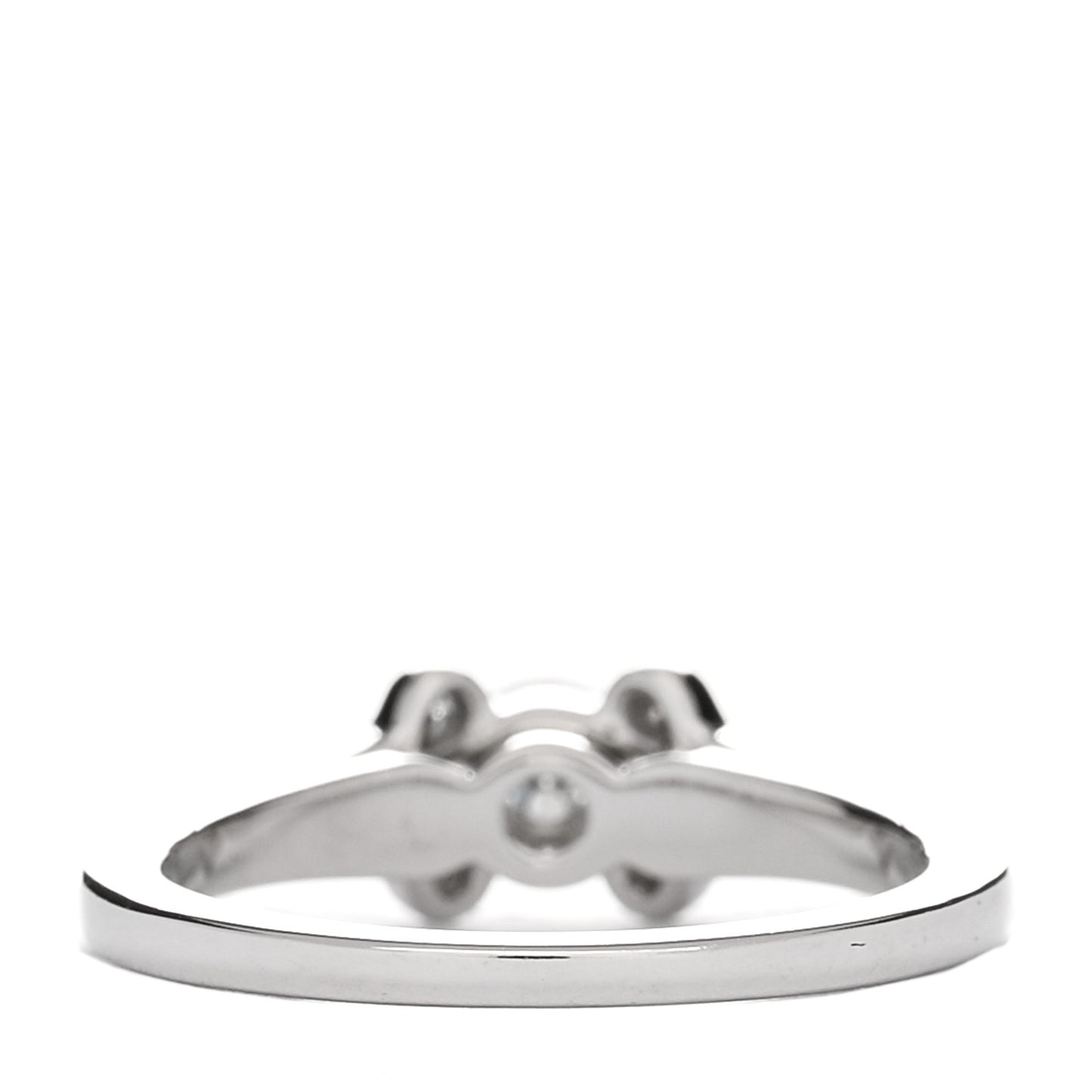 Platinum Diamond .23ct Ballerine Solitaire Engagement Ring 48 4.5