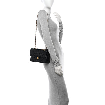 Chanel Lambskin Quilted Small Double Flap Black 2 of 11