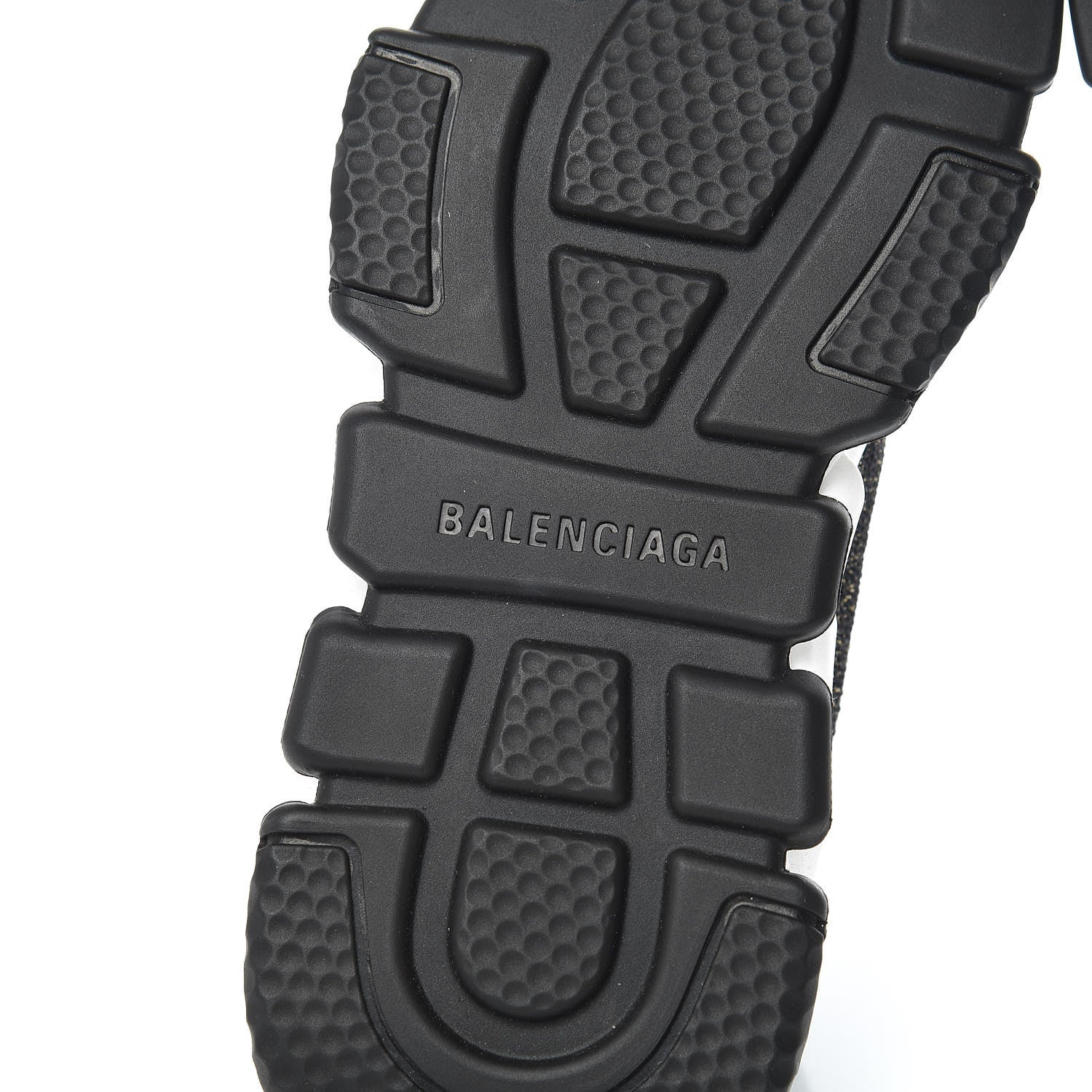 Balenciaga Knit Metal Womens Speed Sneakers 35 Black Gold 6 of 7