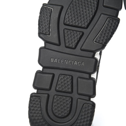 Balenciaga Knit Metal Womens Speed Sneakers 35 Black Gold 6 of 7