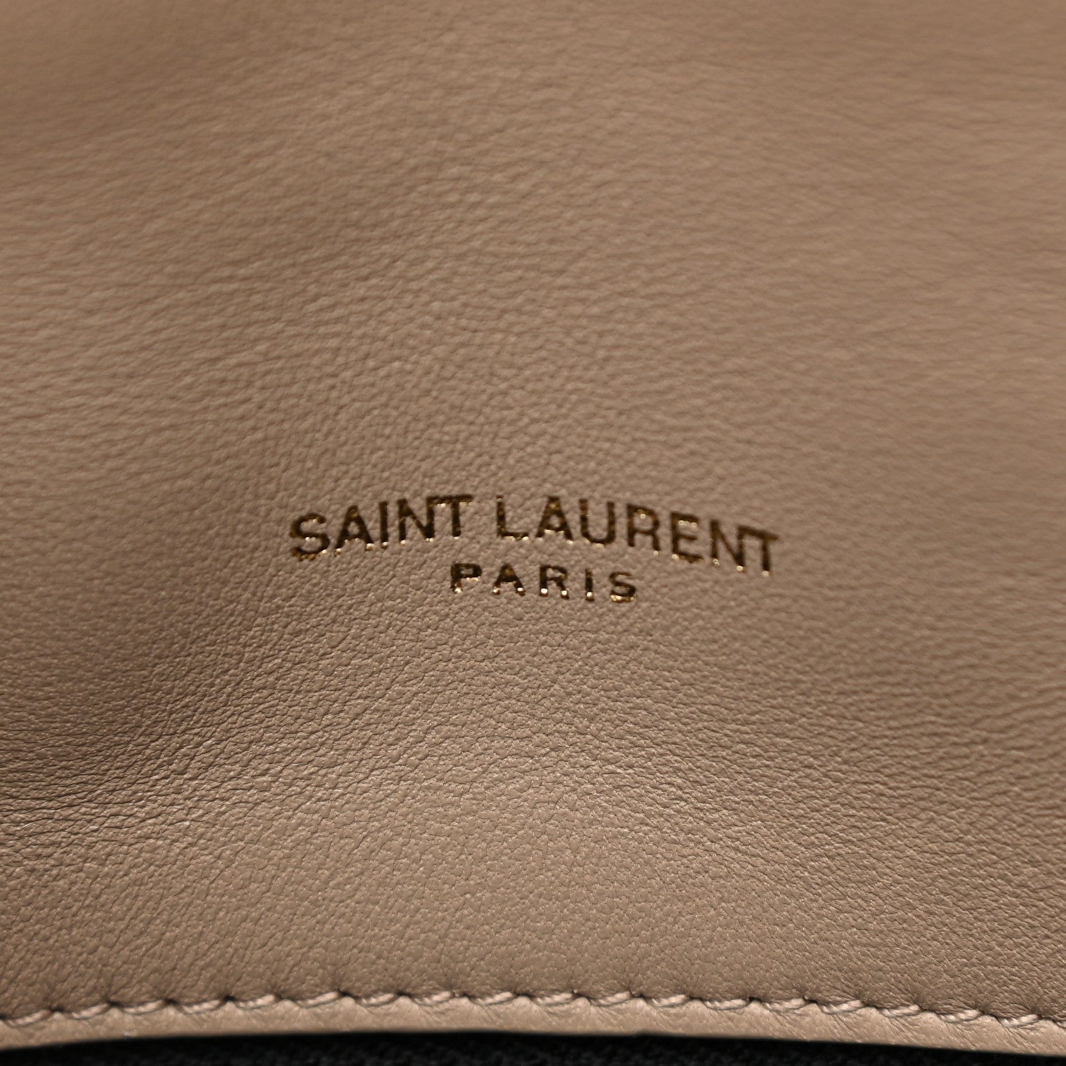 Saint Laurent Lambskin Quilted Toy Loulou Puffer Monogram Chain Satchel Nude Powder 7 of 12