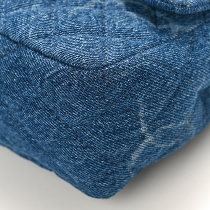 Chanel Denim CC Quilted Mini Square Flap Blue 8 of 8