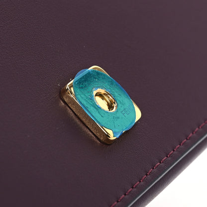 Fendi Vitello Grace Matte Fendigraphy Wallet on Chain Rosso Roma 14 of 16