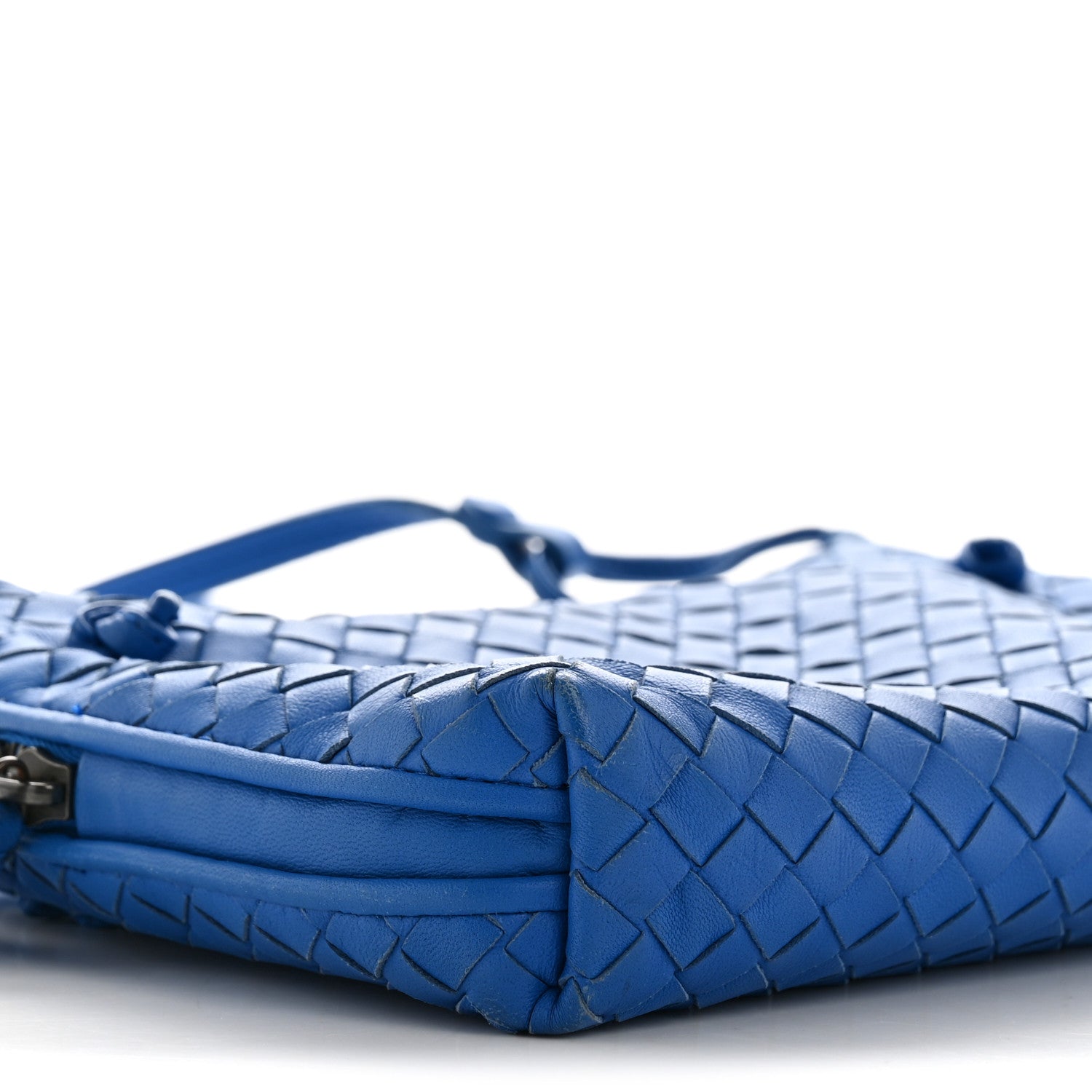 Bottega Veneta Nappa Intrecciato Double Compartment Crossbody Bag