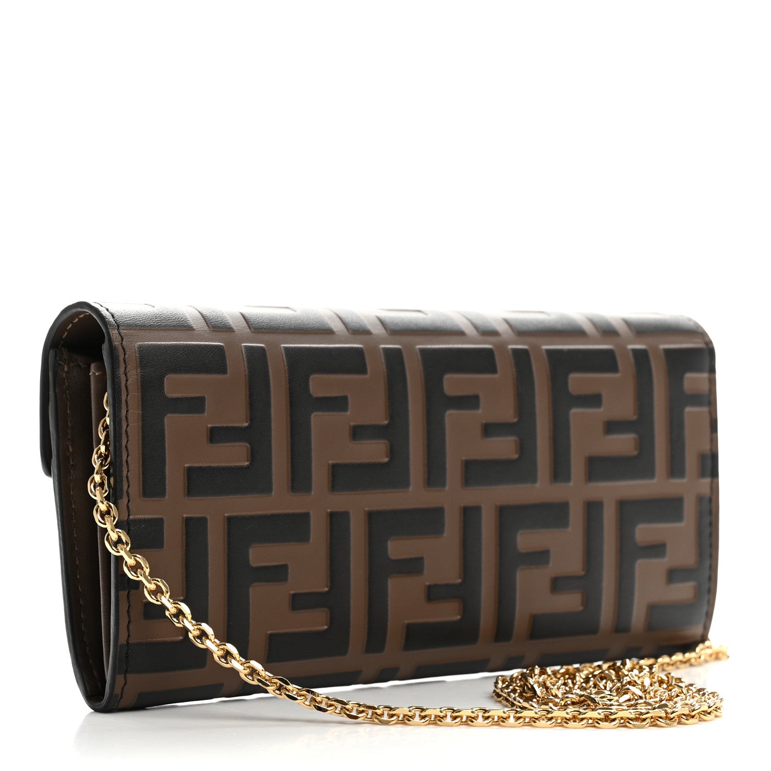 Fendi Vitello Soft F is Fendi Bi-Color FF 1974 Embossed